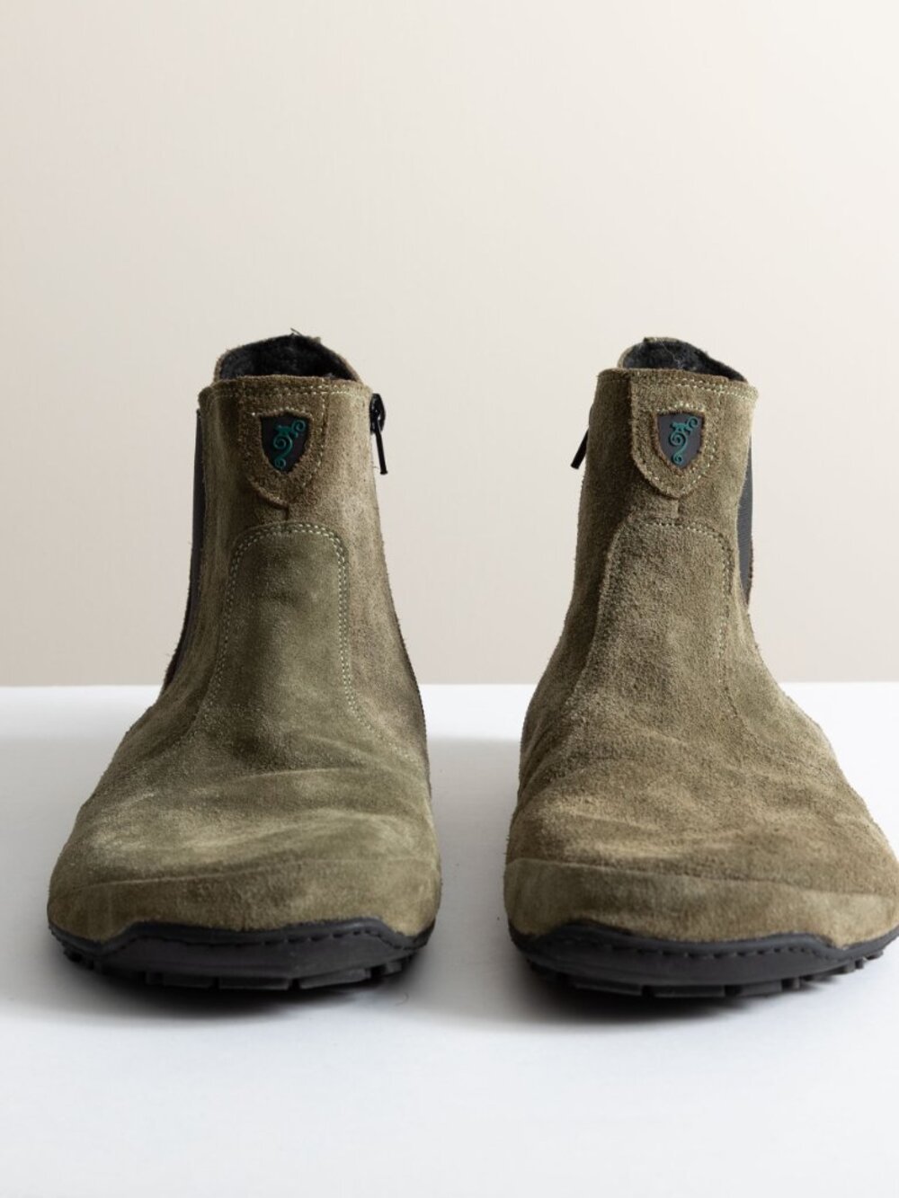 Magical Shoes Men;s Barefoot Chelsea Boots Lupino Green EU45/ US 10.5 - Picture 3 of 7
